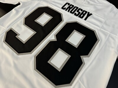 2XL Maxx Crosby #98 Vapor FUSE Jersey White Elite Quality Las