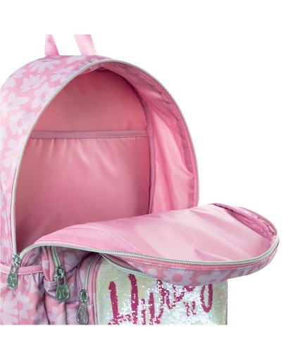 Neu Hurley Mädchen Flip Pailletten Tasche Rucksack pink Batik hält 13" Laptop - Bild 9 von 16
