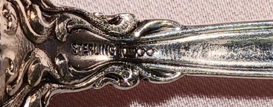 Renaissance by Dominick & Haff Sterling Berry/Cazuela Cuchara Mono'd- 7 7/8" Foto 3 de 3