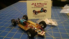 H R CH10 Hard Body RTR Chassis Silicone tires 1/24 Slot Car from Mid America