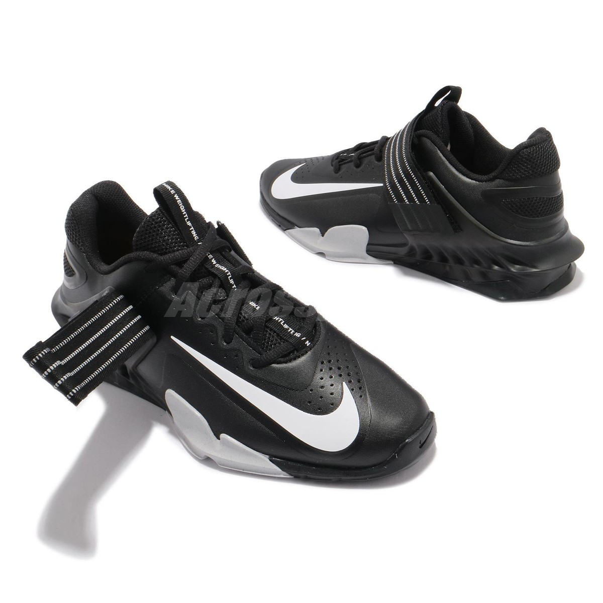 Nike Savaleos Black White Strap Men Weightlifting Cross Training