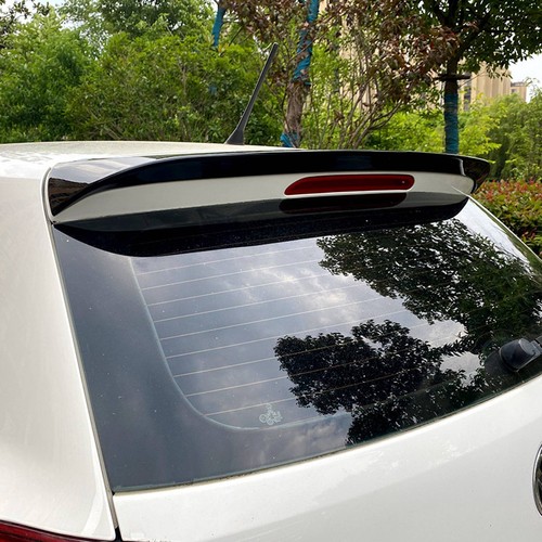 For VW POLO MK5 6R 6C 09-17 Glossy Black Rear Trunk Upper Spoiler Splitter Wing - Picture 6 of 9