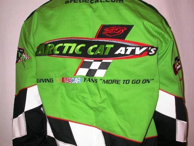 НОВАЯ редкая 2002 Arctic Cat ATV куртка NASCAR спонсор Тони Стюарт #20 мужчин большой - Изображение 4 из 4