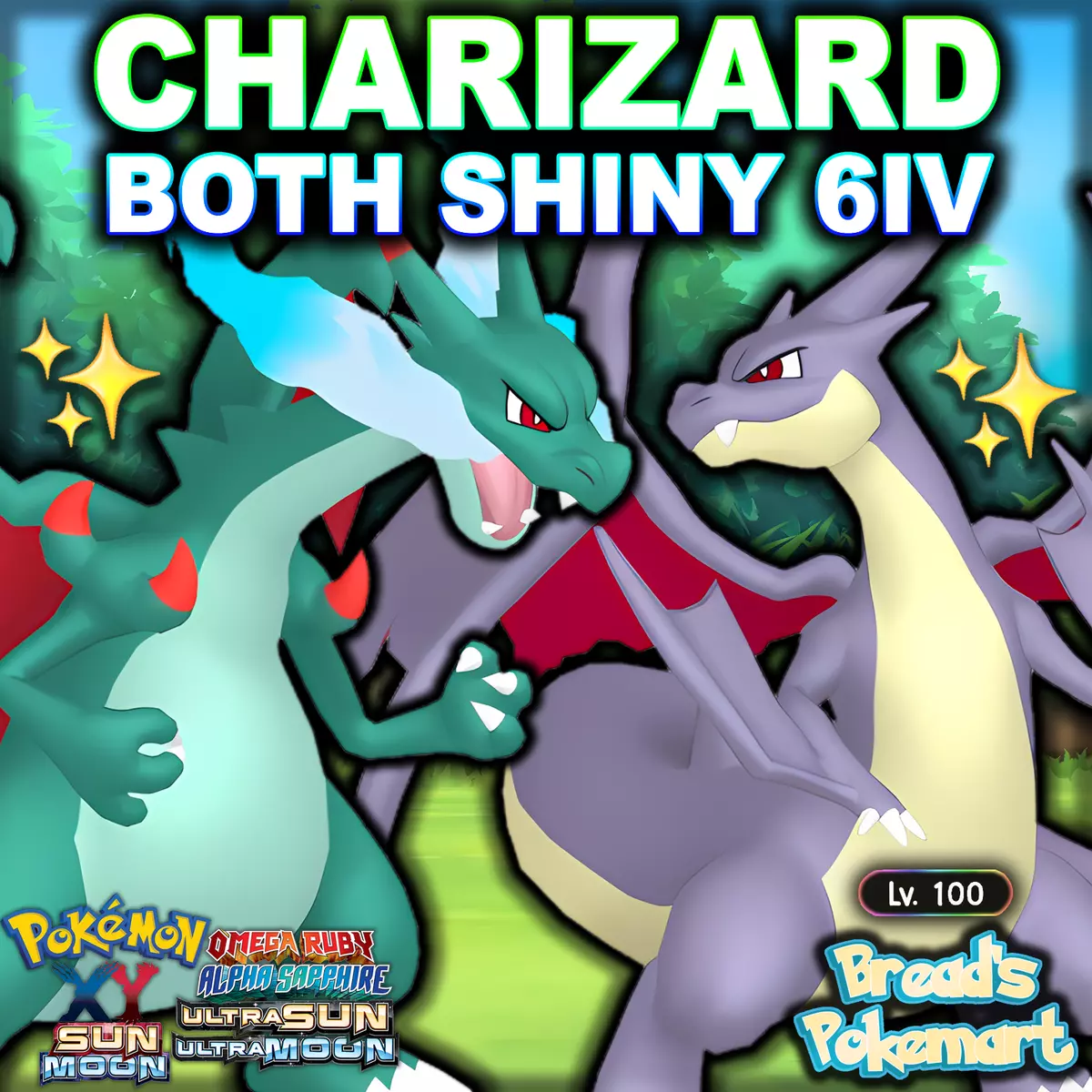 Pokemon Shiny Mega Charizard X 2