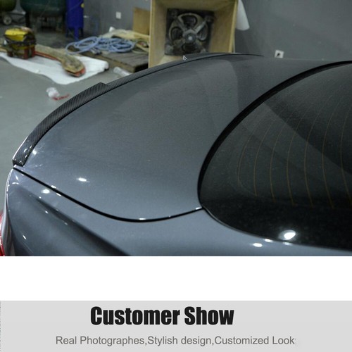 For BMW 4 Series F32 428i 435i Coupe Carbon Fiber Rear Trunk Lip Spoiler Wing - Picture 3 of 12