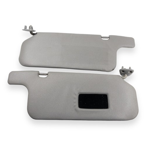 1996-2000 Toyota RAV4 Driver & Passenger Side Sun Visor Pair Gray Vinyl