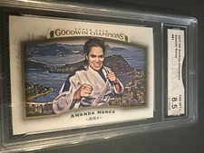 AMANDA NUNES  MMA UFC 2017 UD GOODWIN CHAMPIONS # 81 GRADED 8.5 L@@@K