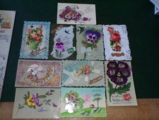 10 CPA Postcards Postkarte FANTAISIE Relief Chromo  1900