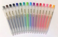 Muji Smooth Gel Ink Ball Point Pen Knock Type 0.5mm 16 Color Select