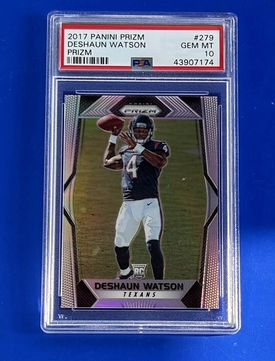 2017 Panini Prizm Deshaun Watson Silver Prizm Rookie RC PSA 10 Texans Browns 🔥
