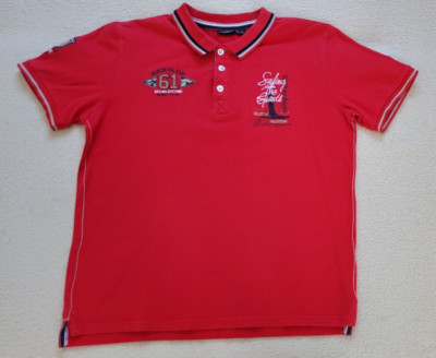 Polo-Shirt von Livergy, Gr. 48/50-M, rot