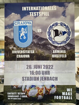 Spielansetzungsplakat Freundschaftsspiel Arminia Bielefeld ...