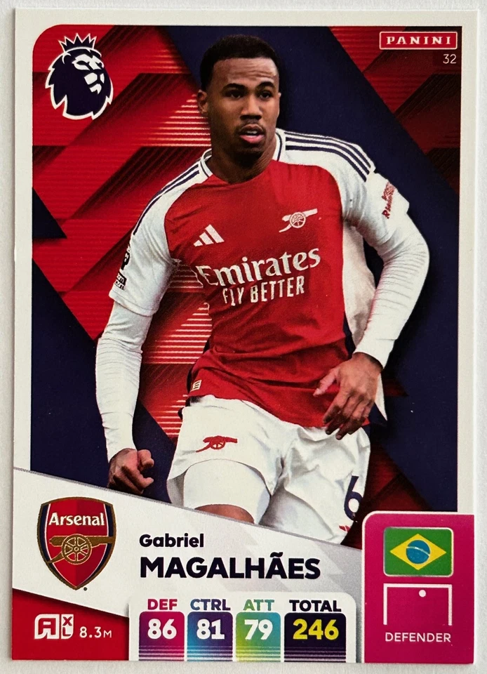 2025 Panini Adrenalyn XL EPL - Single BASE CARDS (All Teams) Combine P&P