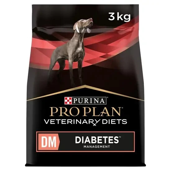 PURINA PRO PLAN VETERINARY DIETS DM Diabetes Management Dry Dog Food - 3kg Bag