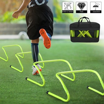 KiBcsLic Agility Hürden Set 5-tlg. - Trainingshürden Für Koordination & Beweglichkeit