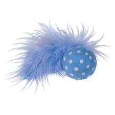 Nobby Ball mit Rassel Rasselball 4cm mit Feder Katzenspielzeug Spielzeug Katze
