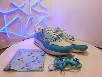 Size 12 - Nike Air Max 1 Puerto Rico Day - Blue Gale for  display picture 2