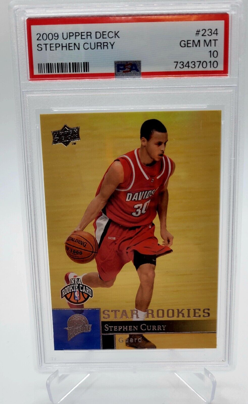 2009 Upper Deck Stephen Steph Curry Rookie Card RC #234 PSA 10 Gem