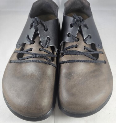 Birkenstock Montana Men's Brown/Black Natural Leather