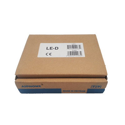 New AIPHONE LED LE-D Surface Mount Door Station Kit - Plastic Cover, Push button