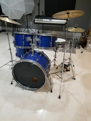 Vintage Sonor Champion Drum Kit 1975 All Original Beech Shells