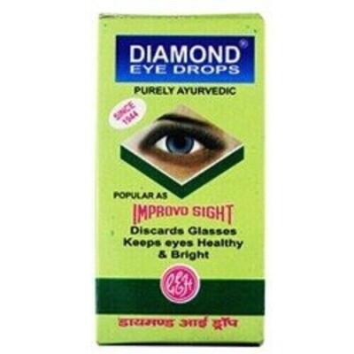 Diamond Eye Drops (10 ml) Purely Ayurvedic For Healthy Eyes & Clear Vision