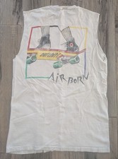 Vtg CATCHIT Skateboard Graphic Sleeveless T Shirt M Medium MADE IN USA Air Born
