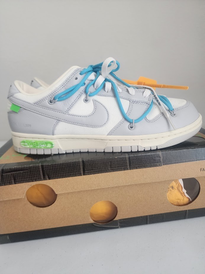 Nike Dunk Low Off-White Lot 02 of 50 Size 9.5. thumbnail 6