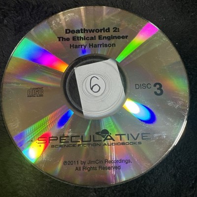 Deathworld 2: The Ethical Engineer Harry Harrison Audio CD 2011 Disc #3