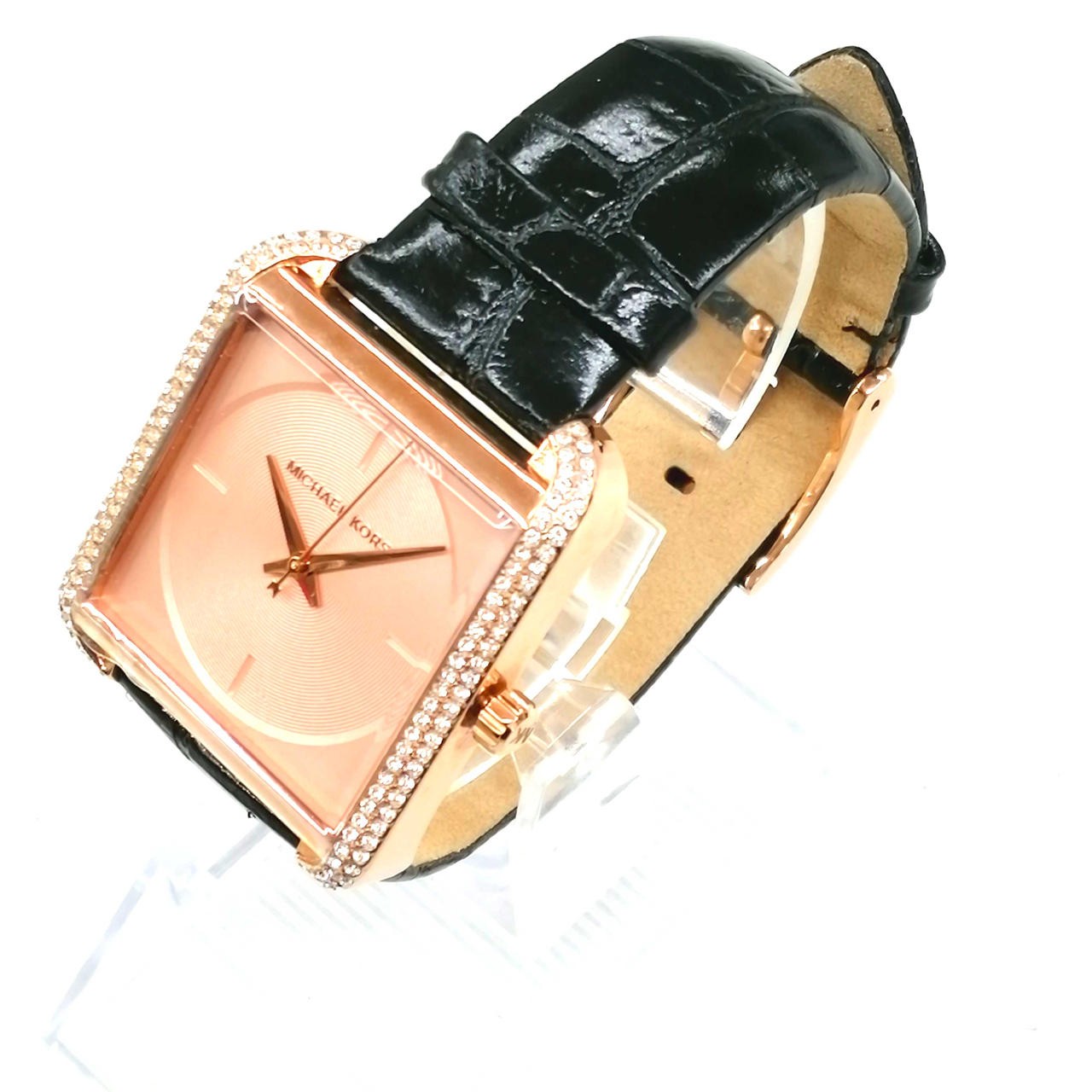 Michael Kors MK-3830 Quartz Watch Stainless Steel Bracelet Set Used