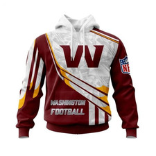 Personalized Washington Football Team Commanderss Hoodie Lightweight Adult S-5XL