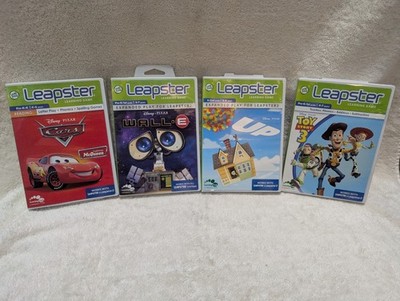 Leapfrog Leapsters Disney Pixar Learning Games Cars,Toy Story 3,Up,Wall.E