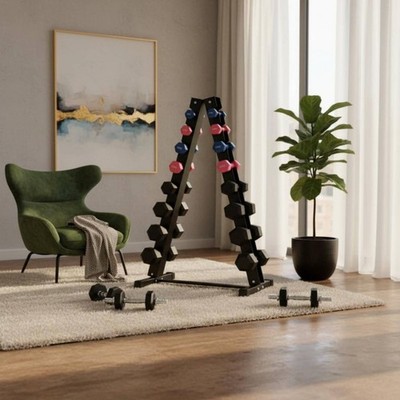 Dumbbell Rack platzsparend Hantelaufbewahrungsständer rutschfeste Füße