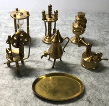 7   Setzkasten - Objekte,   von  1939 ,  Messing ,  aus  Sachsen ,  neuwertig  !