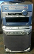 Goodmans XB10-CDG Karaoke System HiFi with CD, Twin Cassette Tape Player & Radio