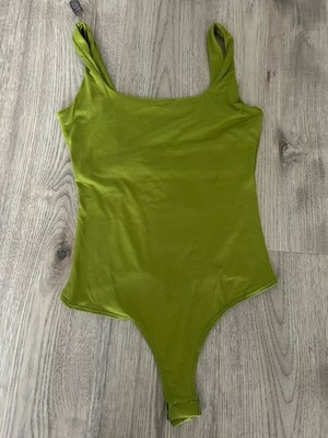 NWT Le Lis Small Green Thong Soft Bodysuit