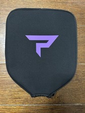Paddletek Pickleball Icon P Paddle Cover Durable Protective Neoprene Purple
