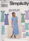 8136 SIMPLICITY 1 HOUR MISSES/MISS PETITE DRESS/MORE SZ 12-16