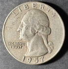 1957-D Silver Washington Quarter (Circulated) - (#2055) Very Fine Condition