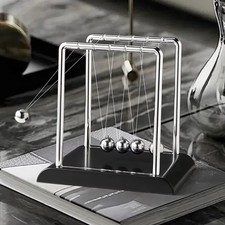 Newton's Cradle Steel Balance Ball Physics Science Pendulum Desk Fun Toy