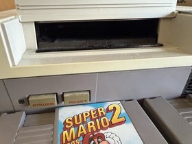 nintendo nes console original bundle Lot W/ 5 Games Mario 1 & 2 Zoda Read Desc
