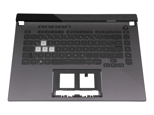 Oryginalna klawiatura Asus ROG Strix G15 G513QR z Topcase DE (niemiecki) czarna/a