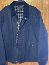 Filson / Shelter Cloth / Black / Plaid Lining / Waxed / XL Extra Large Jacket