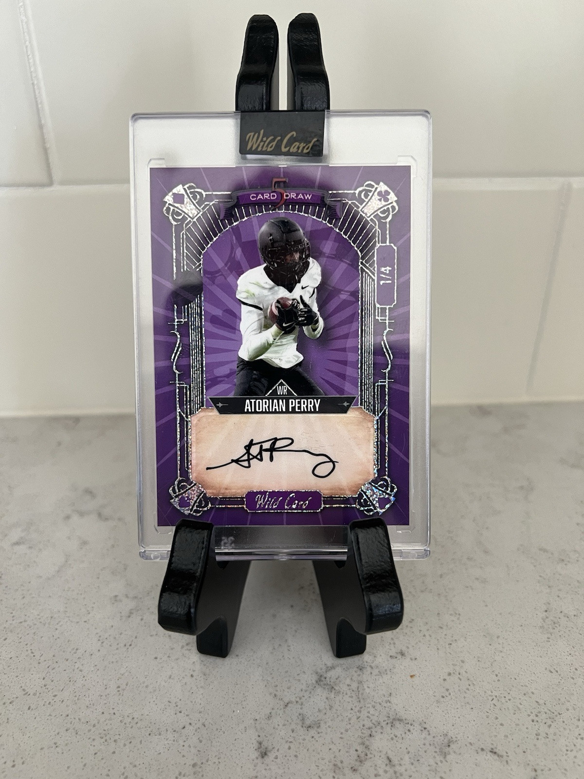 2023 Wild Card 5 Card Draw AT Perry-Autograph-1/4!!