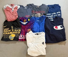 Lot Of 9 Shirts Adult of Different Brands Modern & Vintage Small Tees Mens
