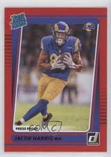 2021 Panini Donruss Rated Rookie Press Proof Red Jacob Harris #290 2l4