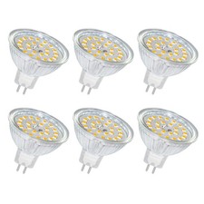 SCNNC MR16 GU5.3 LED Light Bulb 12V 5W Warm White 3000K, 500LM