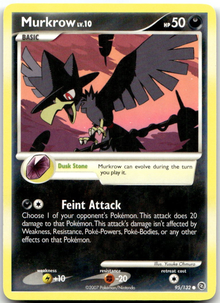 Murkrow 95/132 Common Secret Wonders Pokemon Near Mint