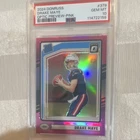 2024 Panini Donruss Drake Maye #379 Optic Preview Pink Prizm PSA 10 Patriots