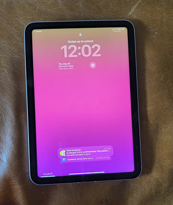 Apple iPad mini 8.3'' 128GB Wi Fi + 5G 8GB RAM Light Purple (A2995)